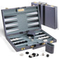 Luxury Leather Backgammon Set – Portable Classic Board Game with Travel Case