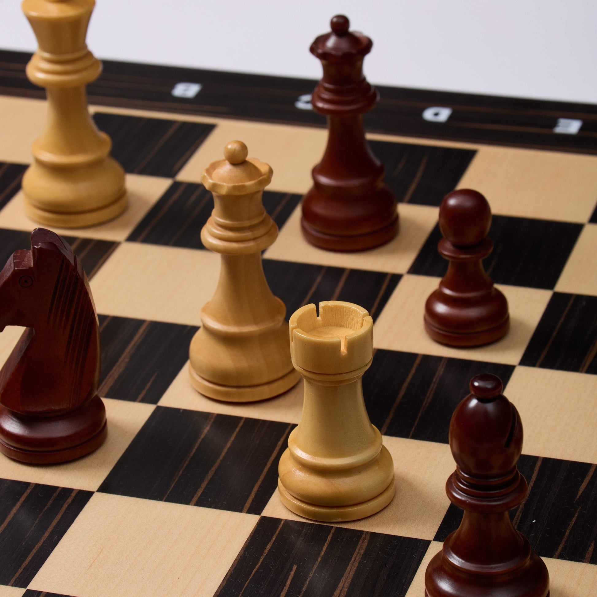 Professional Chess Board, Maple Inlaid Woodronic