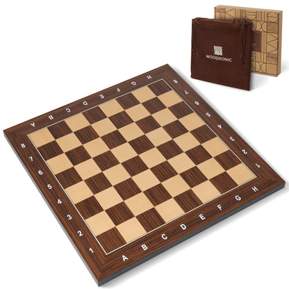 Professional Chess Board, Maple Inlaid