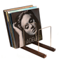 Solid Walnut Vinyl Record Holder for 75 LPs