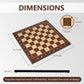 Professional Chess Board, Maple Inlaid
