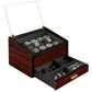 LVL202 Watch Storage Box, Ebony Finish