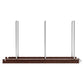 Solid Walnut Vinyl Record Holder for 75 LPs