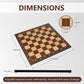 Professional Chess Board, Maple Inlaid