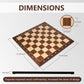 Professional Chess Board, Maple Inlaid