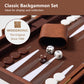 Luxury Leather Backgammon Set – Portable Classic Board Game with Travel Case