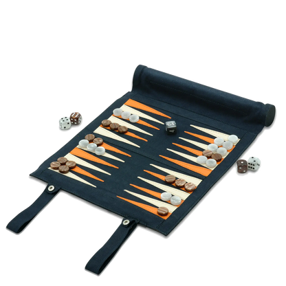 🎁 Backgammon Chess Checkers Set, PU Leather (100% off)