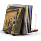 Woodronic Solid Walnut Vinyl Record Holder for 75 LPs Woodronic