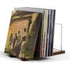 🎁 Solid Walnut Vinyl Record Holder for 75 LPs (100% off) - Silver